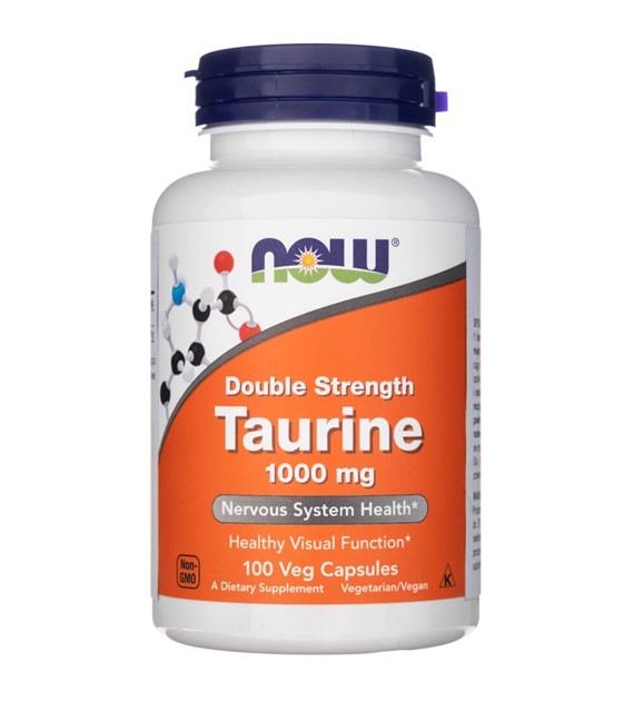 Now Foods Taurine (Tauryna) 1000 mg - 100 kapsułek