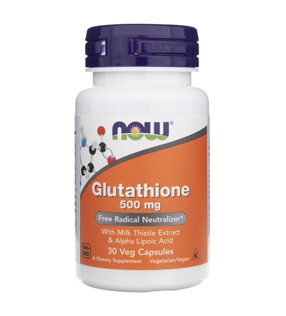 Now Foods Glutathione 500 mg - 30 kapsułek