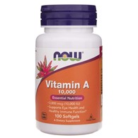 Now Foods Vitamin A 10000 IU - 100 měkkých gelů