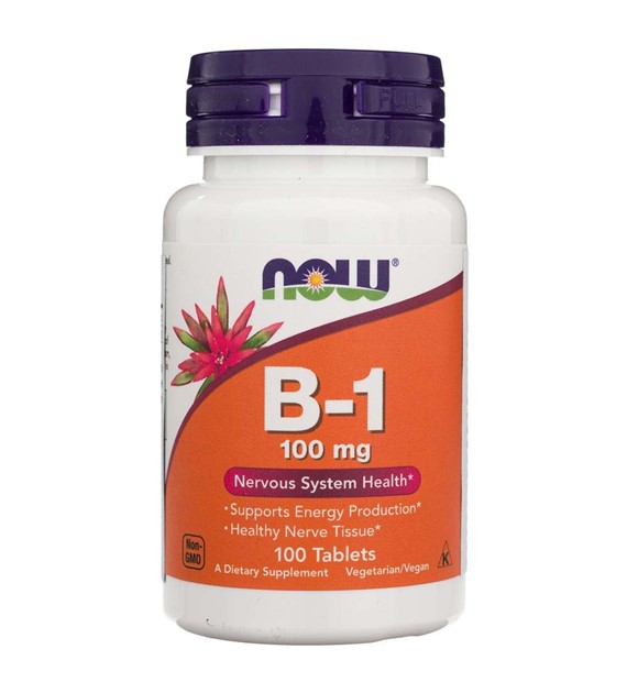 Now Foods Vitamin B-1 100 mg - 100 tablet