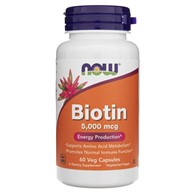 Now Foods Biotin 5000 mcg - 60 veg. kapslí
