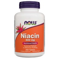 Now Foods Niacin 500 mg - 250 tablet