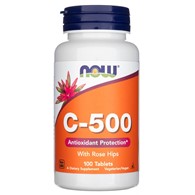 Now Foods Vitamin C-500 se šípky - 100 tablet