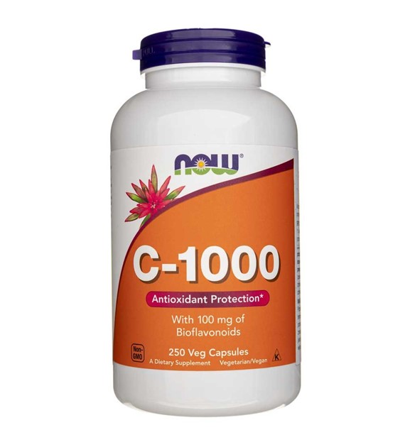 Now Foods Witamina C (C-1000) 1000 mg - 250 kapsułek