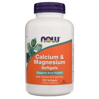 Now Foods Calcium & Magnesium - 120 kapsułek