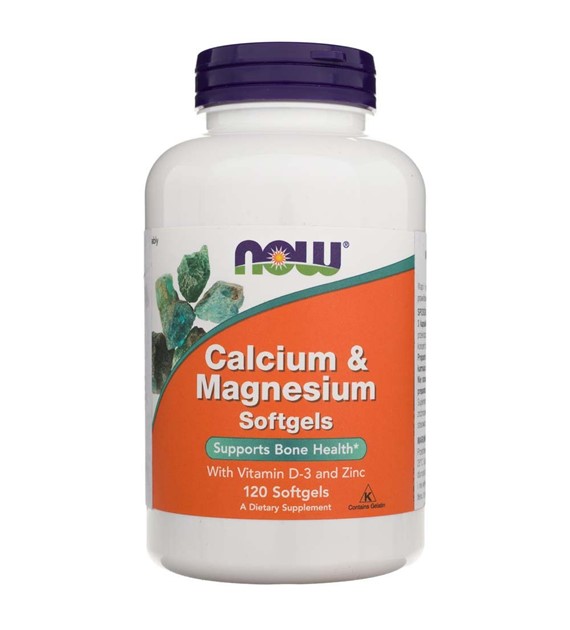 Now Foods Calcium & Magnesium - 120 kapsułek