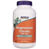 Now Foods Magnesium Citrate 200 mg - 100 Tablets