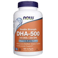 Now Foods DHA-500 Double Strength - 180 měkkých gelů