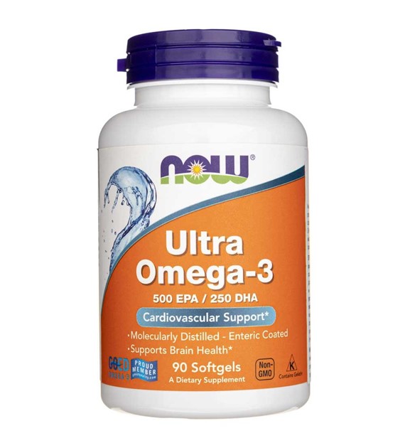Now Foods Ultra Omega-3 500 EPA / 250 DHA - 90 kapsułek