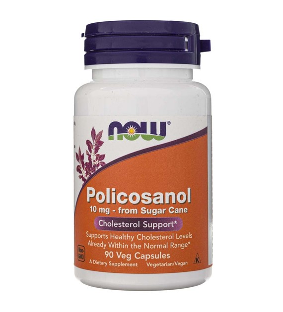 Now Foods Policosanol 10 mg - 90 tabletek