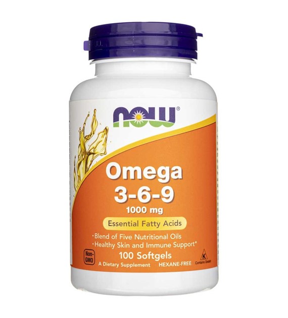 Now Foods Omega 3-6-9 1000 mg - 100 Softgels