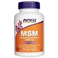 Now Foods MSM 1000 mg - 120 pflanzliche Kapseln