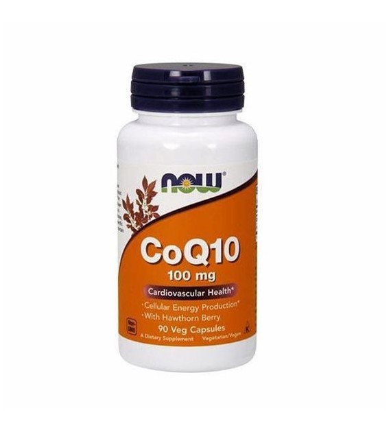 Now Foods CoQ10 100 mg s hlohem - 90 veg. kapslí