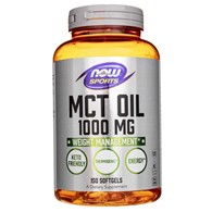 Now Foods MCT olej 1000 mg - 150 měkkých gelů