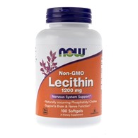 Now Foods Lecitin bez GMO 1200 mg - 100 měkkých gelů