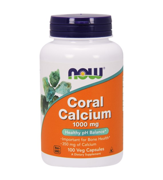 Now Foods Coral Calcium 1000 mg - 100 kapsułek