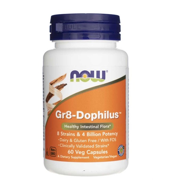Now Foods Gr8-Dophilus - 60 pflanzliche Kapseln