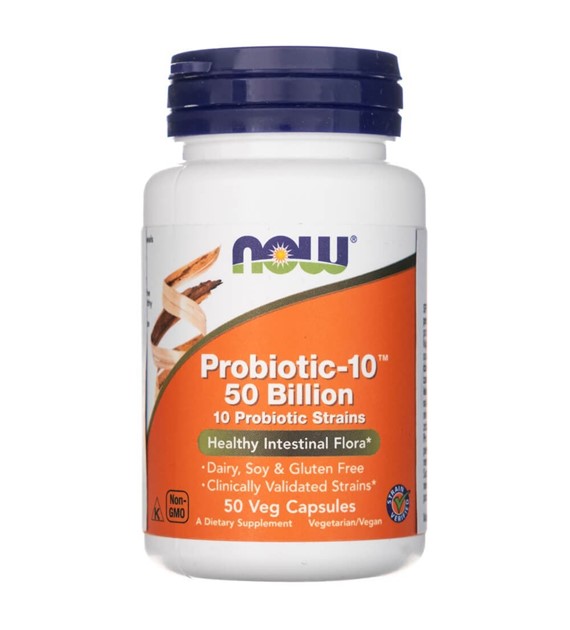 Now Foods Probiotic-10, 50 miliard - 50 veg. kapslí