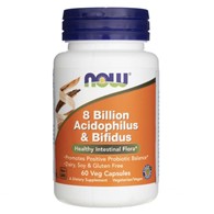 Now Foods Acidophilus & Bifidus 8 Milliarden CFU - 60 pflanzliche Kapseln
