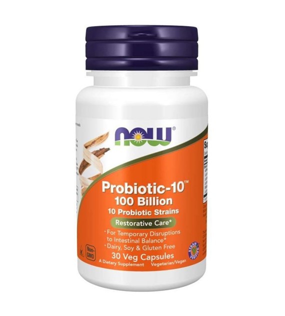 Now Foods Probiotic-10 (Probiotyk) 100 miliardów - 30 kapsułek