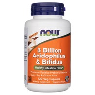 Now Foods Acidophilus & Bifidus 8 Billion CFU - 120 Veg Capsules