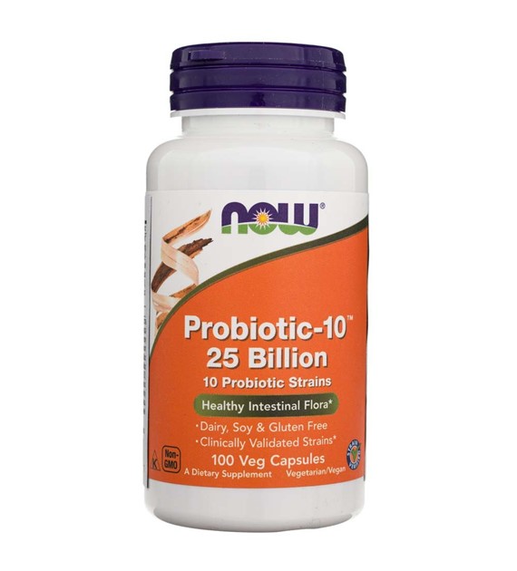 Now Foods Probiotic-10 (Probiotyk) 25 miliardów - 100 kapsułek