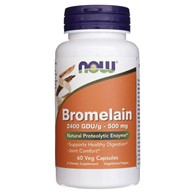 Now Foods Bromelain 2400 GDU/g 500 mg - 60 pflanzliche Kapseln