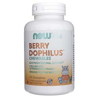 Now Foods Berry Dophilus Kids - 120 žvýkacích tablet