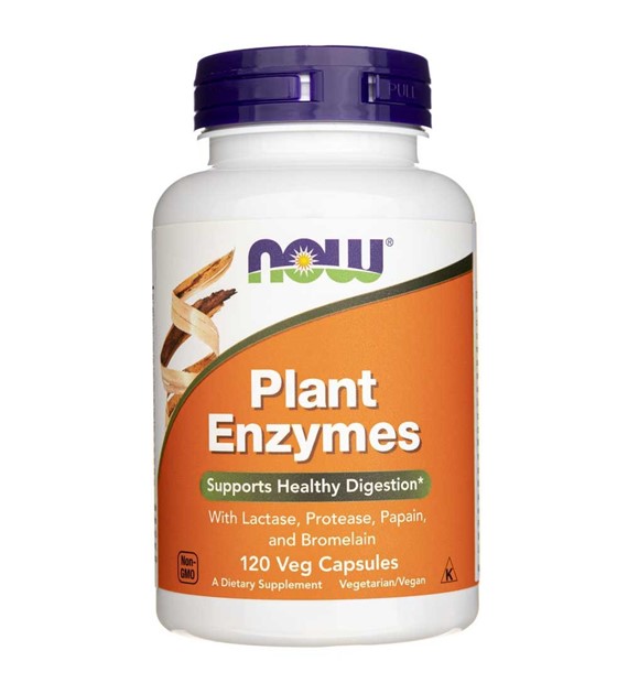 Now Foods Plant Enzymes - 120 kapsułek