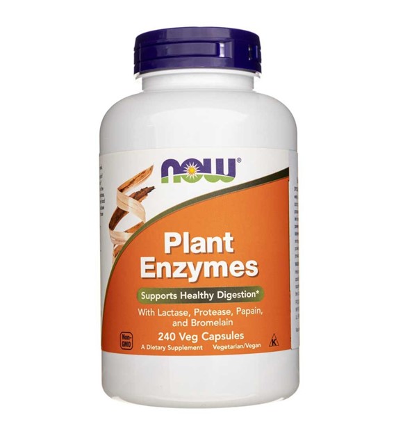 Now Foods Plant Enzymes - 240 kapsułek