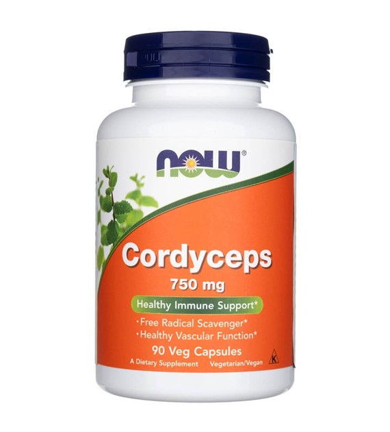 Now Foods Cordyceps 750 mg - 90 kapsułek