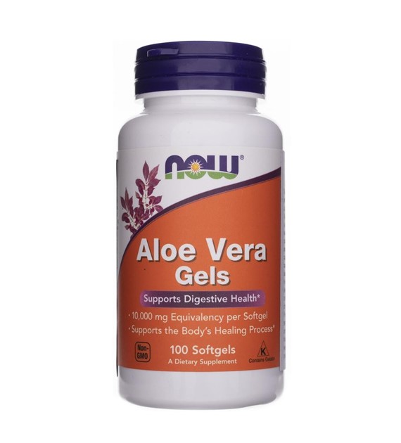 Now Foods Aloe Vera Gele 10000 mg - 100 Weichkapseln