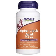 Now Foods Kyselina alfa-lipoová 100 mg - 60 veg. kapslí