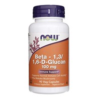 Now Foods Beta 1,3/1,6 D-Glucan 100 mg - 90 pflanzliche Kapseln