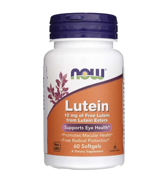 Now Foods Lutein 10 mg - 60 Weichkapseln