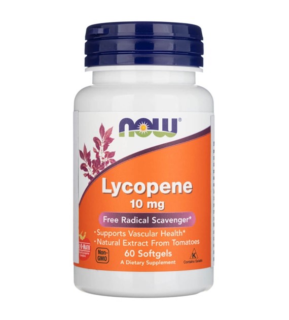 Now Foods Lykopen 10 mg - 60 měkkých gelů
