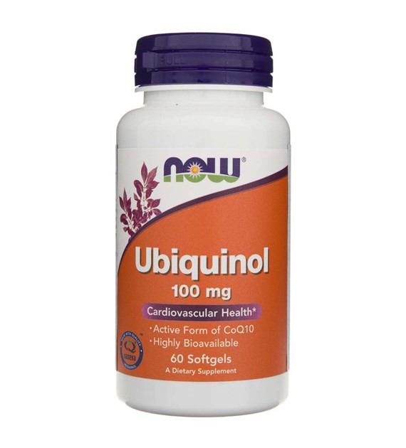 Now Foods Ubiquinol (Ubichinol) 100 mg - 60 Weichkapseln