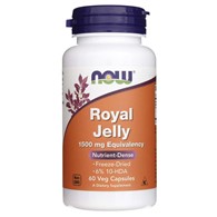 Now Foods Royal Jelly (Gelée Royale) 1500 mg - 60 pflanzliche Kapseln