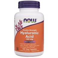 Now Foods Hyaluronic Acid, Double Strength 100 mg - 120 Veg Capsules