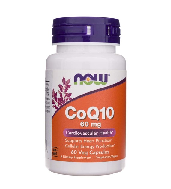 Now Foods CoQ10 60 mg - 60 pflanzliche Kapseln
