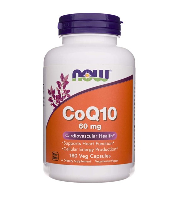 Now Foods CoQ10 60 mg - 180 pflanzliche Kapseln