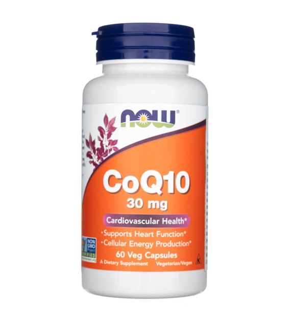 Now Foods CoQ10 30 mg - 60 pflanzliche Kapseln