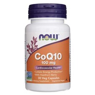 Now Foods CoQ10 100 mg mit Weißdornbeere - 30 pflanzliche Kapseln