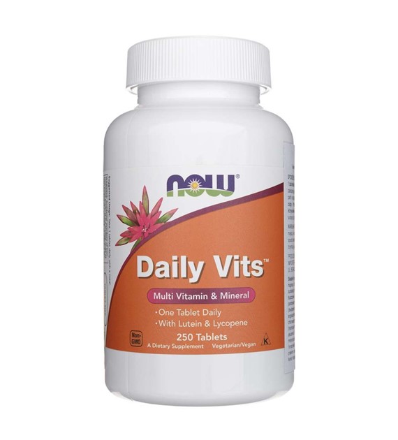 Now Foods Daily Vits, Multi Vitamin & Mineral - 250 Tablets