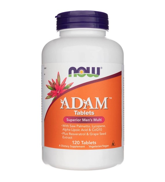 Now Foods ADAM Mehrfach-Vitamine für Männer - 120 Tabletten