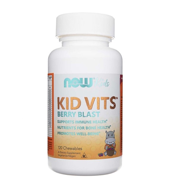 Now Foods Kid Vits Multi-Vitamin Berry Blast - 120 Tablets