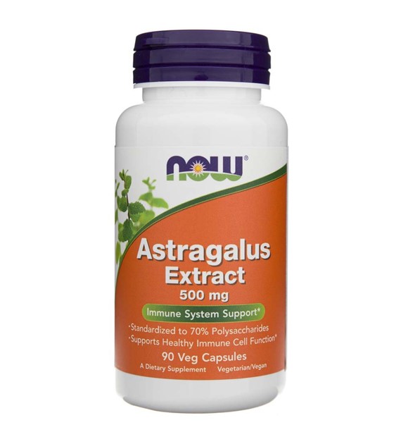 Now Foods Astragalus Extrakt 500 mg - 90 pflanzliche Kapseln