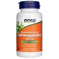 Now Foods Ashwagandha 450 mg - 90 veg. kapslí