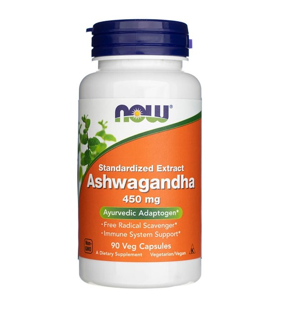 Now Foods Ashwagandha 450 mg - 90 kapsułek