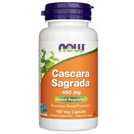 Now Foods Cascara Sagrada 450 mg - 100 veg. kapslí